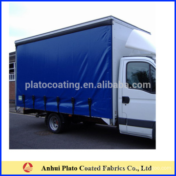 Red truck cover container tarpaulin side curtain